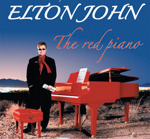 red piano